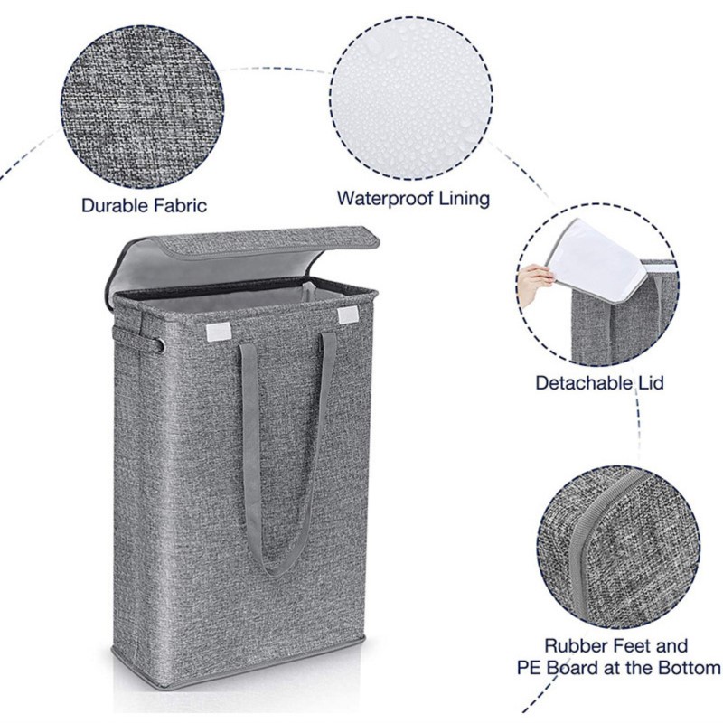 Keranjang Cucian Linen Katun d - Laundry Strip Eco ulasan dan harga