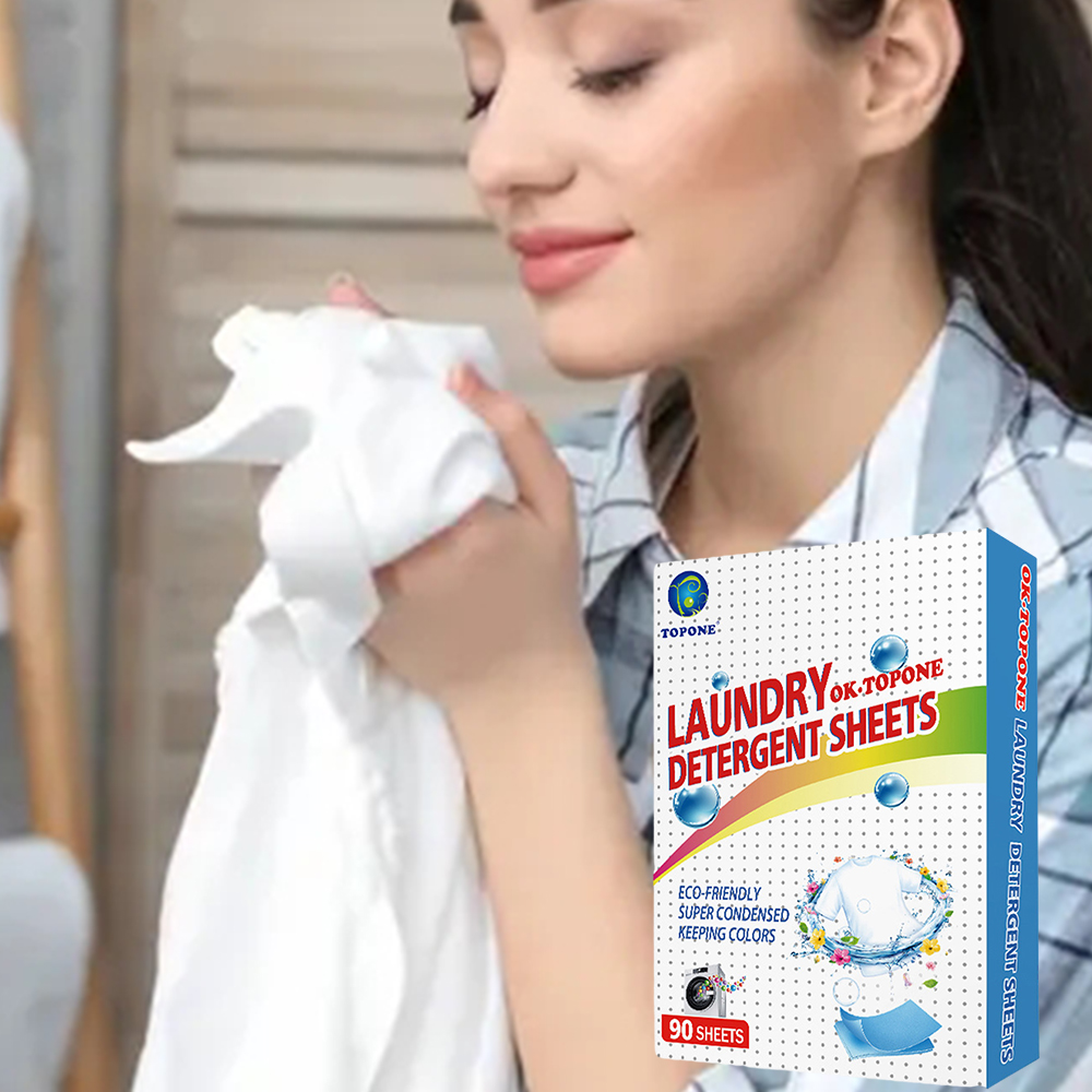 90 pcs Washer Sheets Detergent - Laundry Strip Eco ulasan dan harga