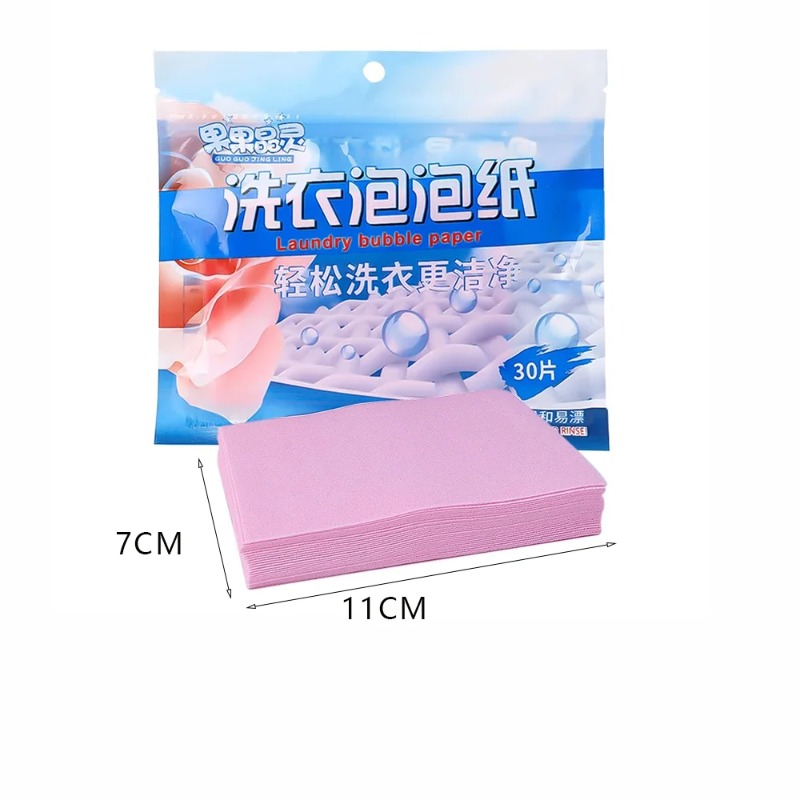 60/120/180 Buah Lembar Deterje - Laundry Strip Eco ulasan dan harga